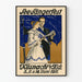 Vintage-Poster See-Sängerfest Küsnacht 1911 Wanddekoration