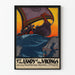 Vintage Wanddekoration Poster - Land der Wikinger