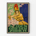 Vintage-Poster Seiden Grieder Zürich für elegante Wanddekoration