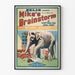 Vintage-Poster Mike's Brainstorm mit lustigem Elefanten