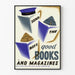 Vintage-Poster Send the Boys Good Books and Magazines