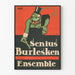 Poster Burlesken Ensemble im Vintage-Stil