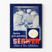 Vintage-Poster Postoperative Anämie Serifer