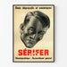 Vintage-Werbeplakat Sérifer für depressive und anämische Zustände