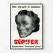 Vintage-Poster Sérifer für depressive und anämische Zustände