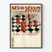 Vintage-Poster Séro-Sérum Rivier Medizinische Wanddekoration