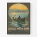 Vintage-Poster Serviciul Maritim Roman – Maritime Wanddekoration