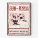 Vintage-Russischer Kriegs-Hilfs-Poster – Humanitäre Wanddekoration