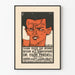 Vintage-Poster Konferenz Egon Friedell 'Shaw oder die Ironie'