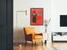 Vintage-Poster She Always Dressed in Black – Stil und Retro-Eleganz