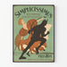 Vintage-Poster Simplicissimus illustriert Wochen-Schrift