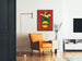 Vintage-Poster SIRIS – Retro-Wanddekoration mit stilisiertem Hahn