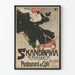 Vintage-Poster Scandinavia Restaurant & Café