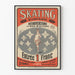 Altes Poster Skating Rue Blanche Wiedereröffnung 1879