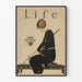 Vintage-Poster Modistin Damen Mode Schere Dekorativ