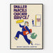 Vintage-Poster „Kleinere Pakete, Schneller Service“ – Retro-Wanddekoration Artem Legrand