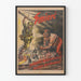 Historisches polnisches Anti-Bolschwike-Propagandaposter