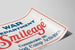 Plakat Kriegministerium Smileage Vintage — Ansicht des Kunstwerks