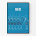 Vintage-Poster Snap To! Wanddekoration Sicherheit Retro