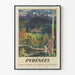 Vintage-Poster der Pyrenäen von der Französischen Staatseisenbahngesellschaft