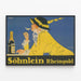 Vintage-Poster Sohmlein Rheingold - Elegante Wanddekoration — gerahmtes Bild an der Wand