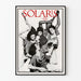 Poster Solaris Dance Theatre Musik Vintage in Schwarzweiß