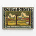 Vintage-Poster Solbad Melle – Illustration einer kleinen deutschen Stadt — gerahmtes Bild an der Wand