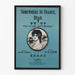 Vintage-Poster Somewhere In France, Dear – Patriotische Wanddekoration