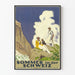 Vintage-Poster Sommer in der Schweiz - Retro-Wanddekoration Berglandschaft