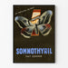 Vintage-Poster Somnothyril Nachtfalter - Retro-Wanddekoration