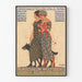 Vintage-Poster Ausstellung Kunstsalon Wolfsberg Zürich