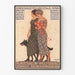 Vintage-Poster Kunstausstellung Kunstsalon Wolfsberg Zürich