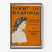 Vintage-Poster Sophy aus Kravonia von Anthony Hope