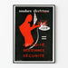 Vintage-Poster Schweißelektrik CEM - Industrielle Wanddekoration
