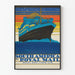 Vintage-Poster Südamerika Royal Mail - Meeresdekoration für die Wand