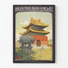 Wandposter Süd-Mandschurei-Bahn – Kulturelle und historische Dekoration