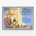 Vintage-Poster Southern Foods für Northern Tables von American Railway Express — gerahmtes Bild an der Wand