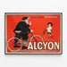 Vintage-Werbeplakat Alcyon - Retro-Wanddekoration — gerahmtes Bild an der Wand
