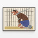 Sowjetischer Kriegs-Poster 1941 - Historischer Propagandaposter — gerahmtes Bild an der Wand
