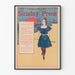 Vintage-Poster Philadelphia Sunday Press 1895 - Retro-Wanddekoration