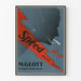 Vintage-Werbeplakat Speed Mixed Zigaretten 40 Stunden