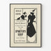Vintage-Poster The Spinster's Scrip elegante Wanddekoration