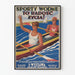 Vintage-Sport-Poster aus dem Jahr 1933