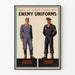 Vintage-Poster mit Militäruniformen – Deutscher Luft- und Marineflieger