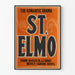 Vintage-Poster St Elmo Das romantische Drama Wanddekoration