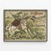 Vintage-Poster St. Georg Veilchen Parfümerie — gerahmtes Bild an der Wand