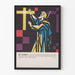 Moderne und bunte Dekorationsposter Saint James