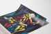 Dekoratives Poster St. Lukas mit geometrischem Design