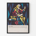 Dekoratives Poster St. Lukas mit geometrischem Design