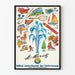 Vintage-Poster Saint-Moritz Spa und Wintersport